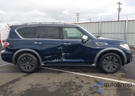 2017 Nissan Armada Platinum z USA, uszkodzony, nr VIN JN8AY2NEXH9707213